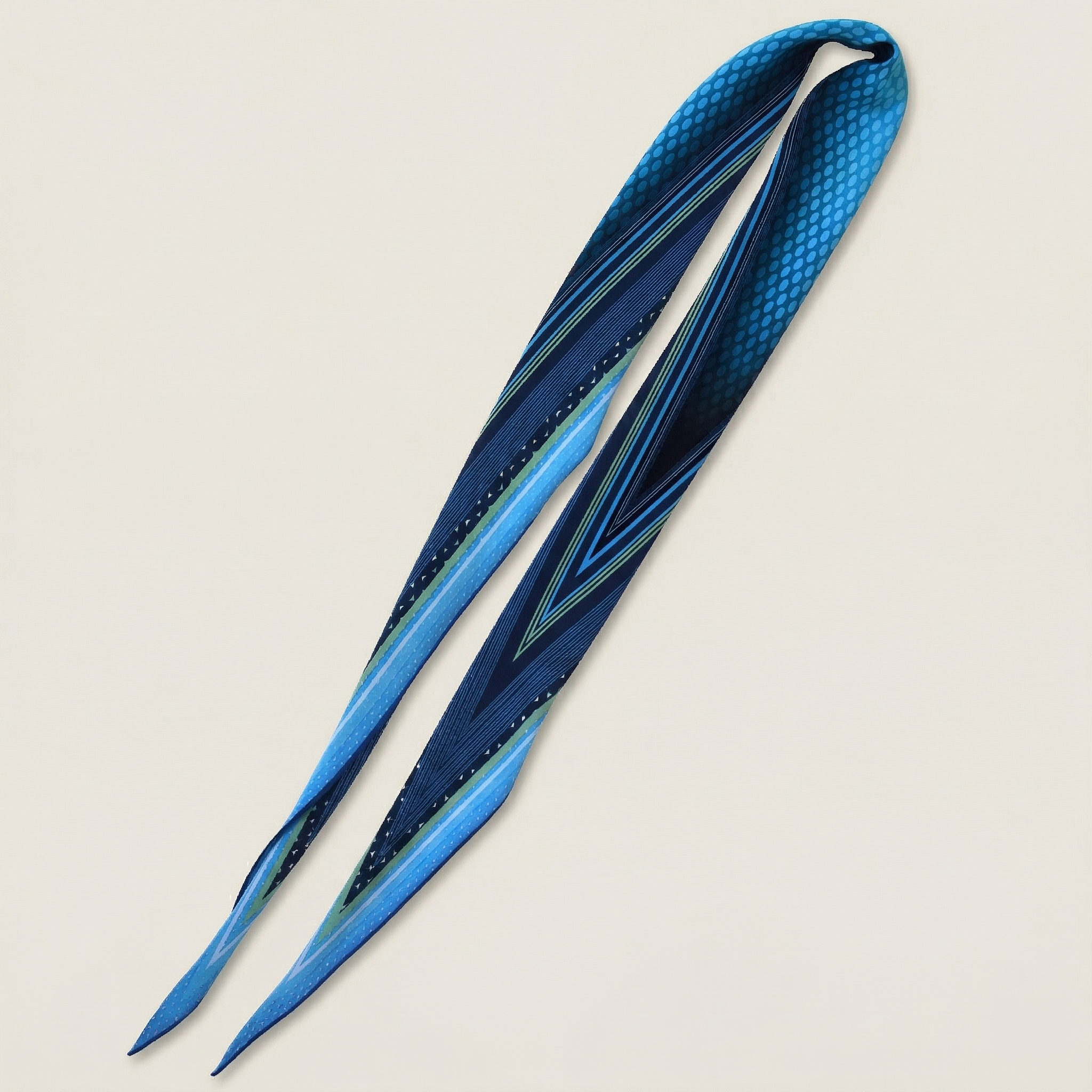 100% silk Cruise Cobalt Laslett Diamond in blue by Laslett England